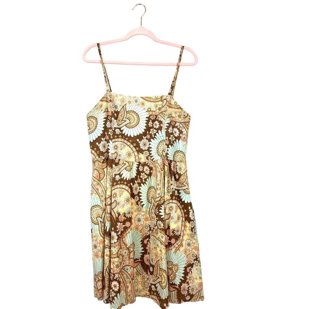 Nell Couture Floral Summer Dress Womens 12 Lightweight Garden Party Chic